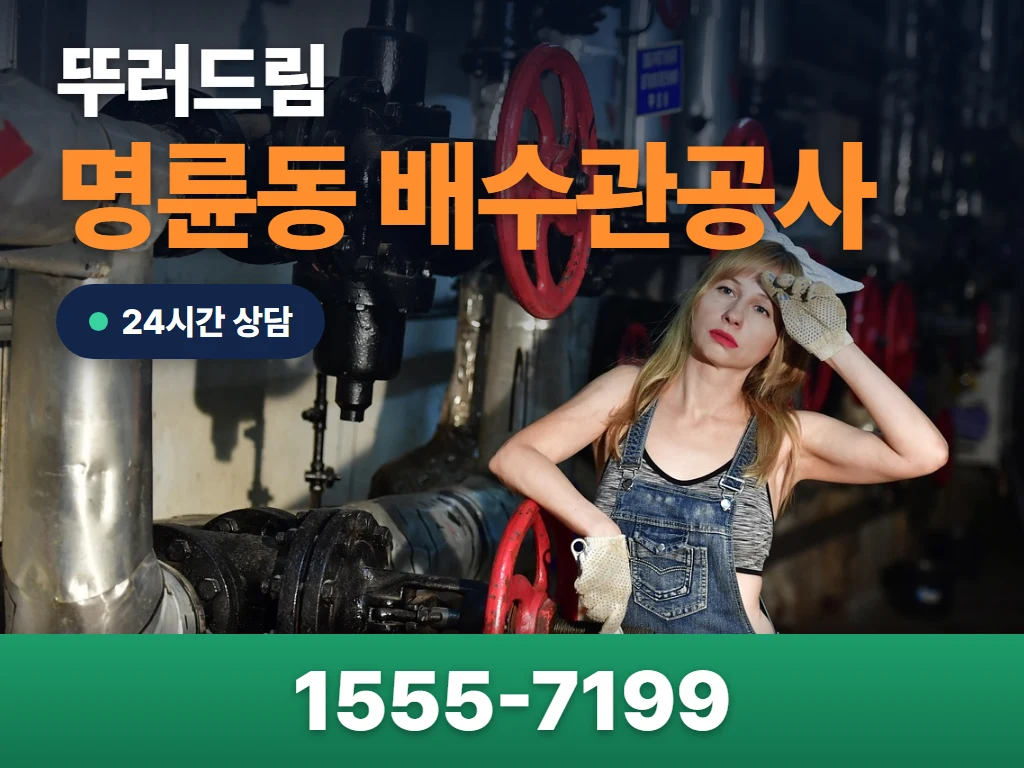 명륜동 배수관공사 현장