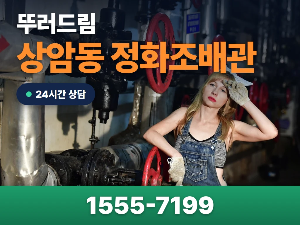 상암동 정화조배관 현장