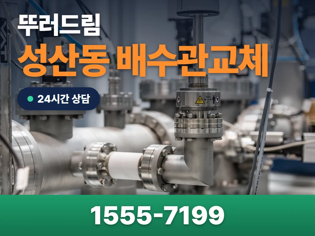 성산동 배수관교체 현장