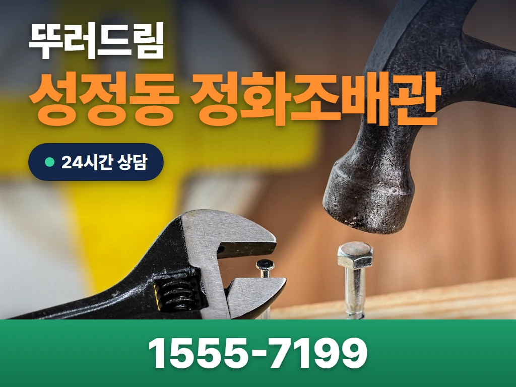 성정동 정화조배관 현장